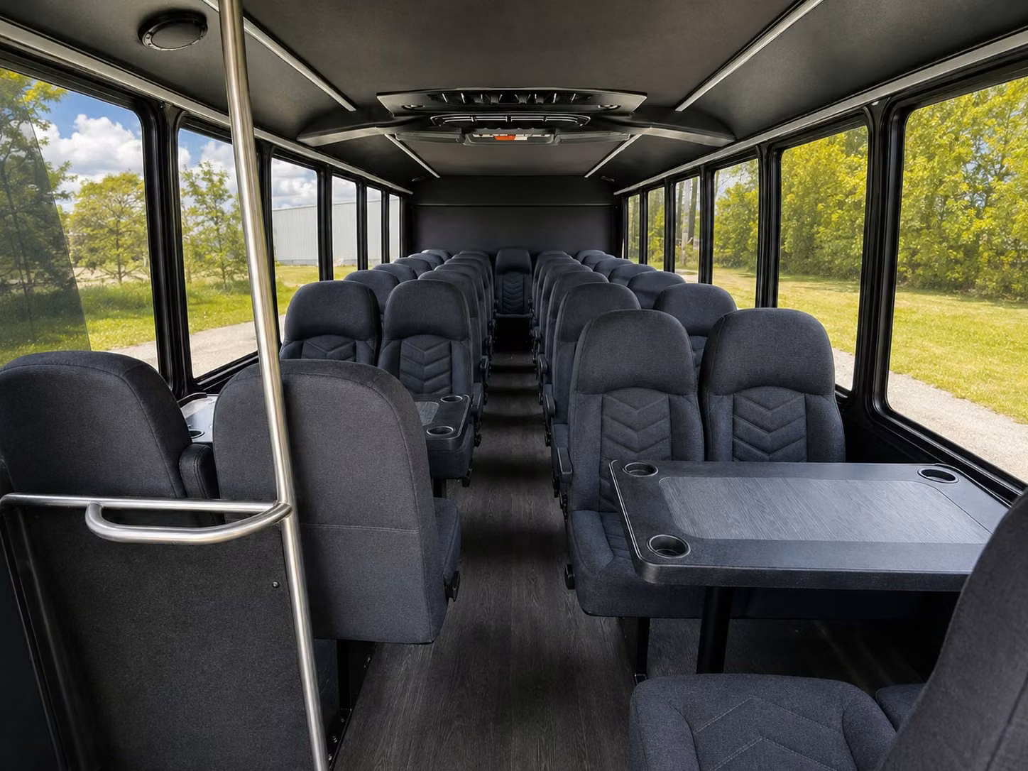20 passenger minibus interior