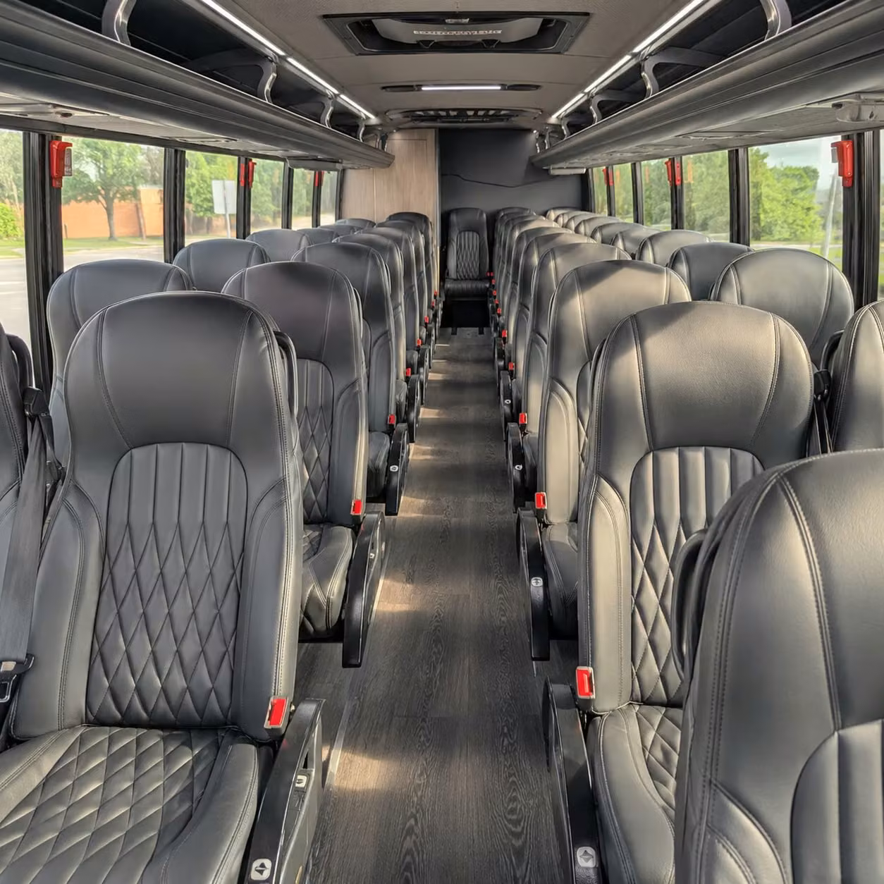 30 passenger minibus interior