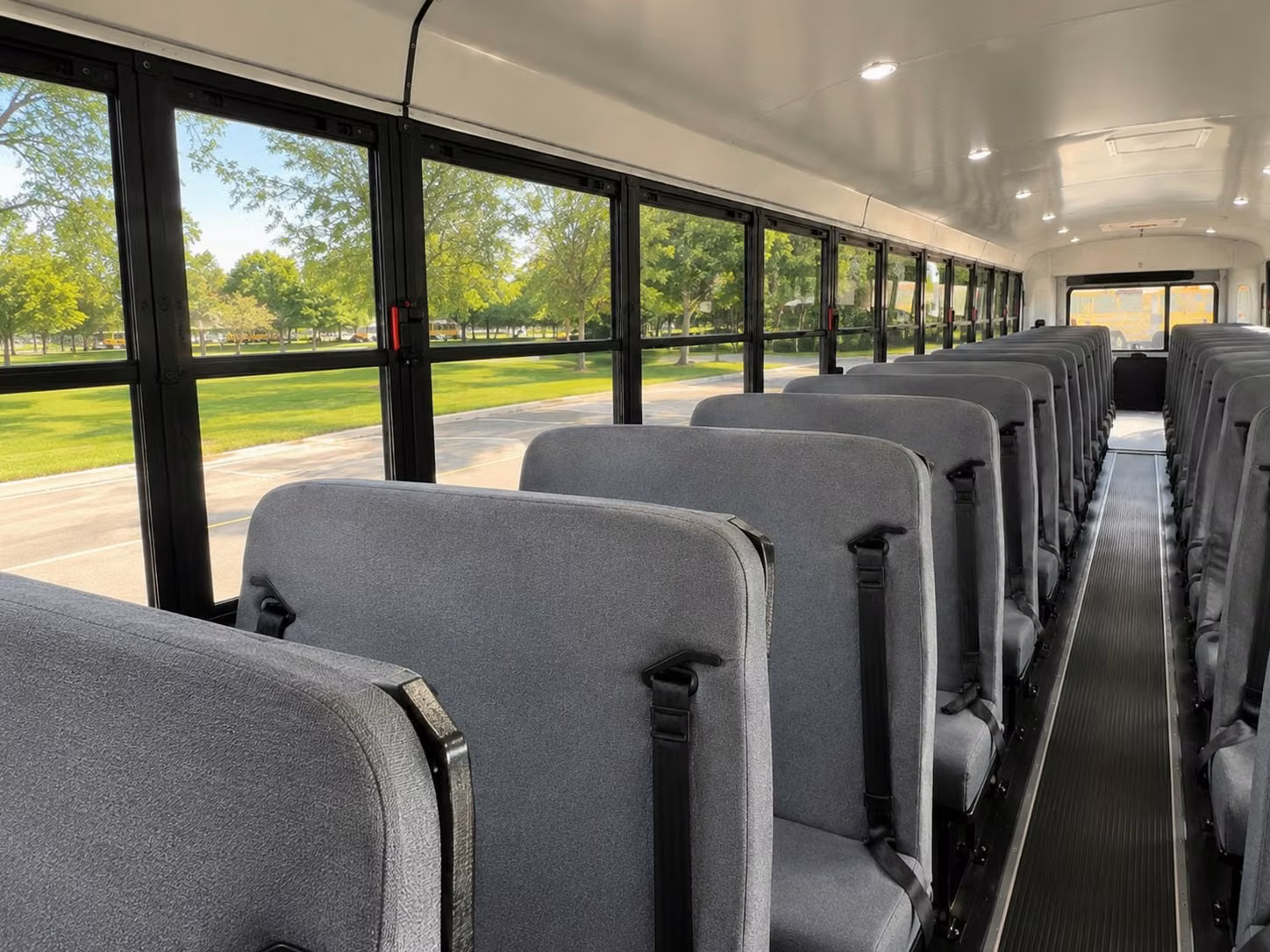 school bus interior