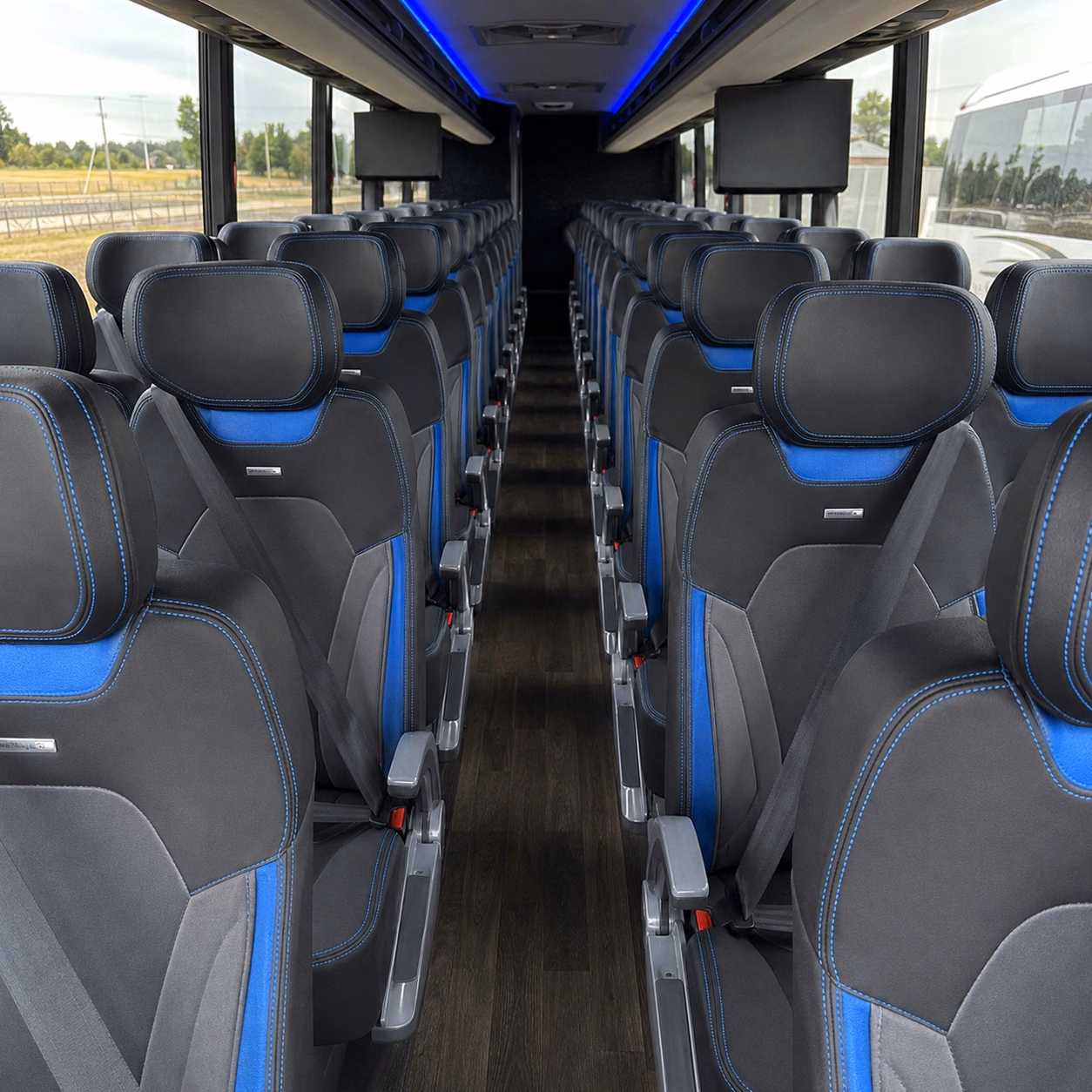 tuscaloosa charter bus interior